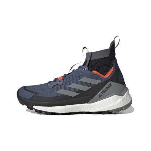 adidas Terrex FREE HIKER 2 Противоскользящий Устойчивый к истиранию Легкий MID Топ Обувь для активного отдыха Синий