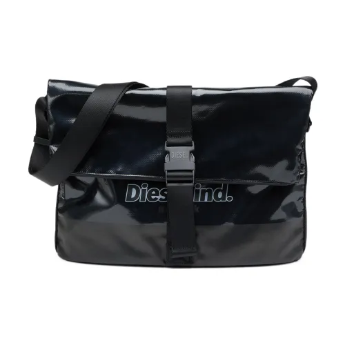 DIESEL Полиэстер Сумка через плечо Сумка на плечо Мужская Черная