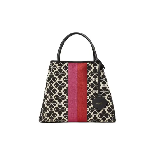 Kate Spade Everything Текстурированная ткань с кожаными вставками цветовая схема сумка среднего размера женский черный розовый