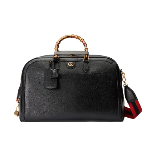 GUCCI Diana Кожа Дорожная Сумка Сумка через плечо Сумка Большая Мужская Черная