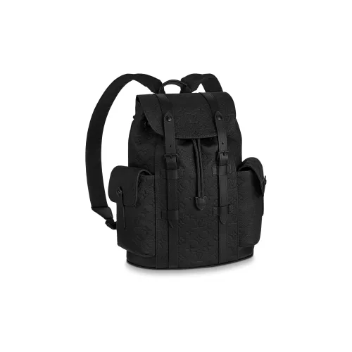 LOUIS VUITTON CHRISTOPHER Коровья кожа Рюкзак Маленький Мужской Черный