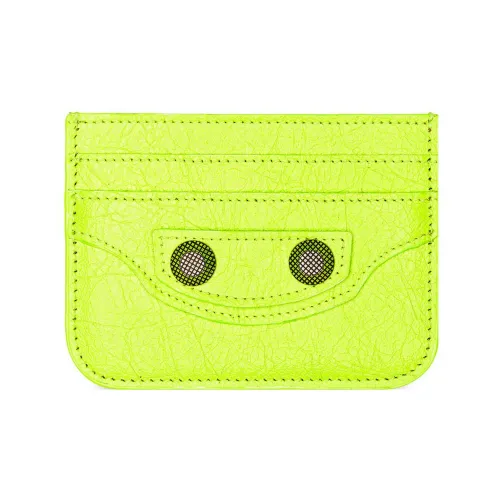 Balenciaga Le Cagole Овчина Картхолдер Стандартный Женские Флуоресцентный Желтый