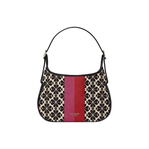 Kate Spade Жаккардовая ткань с цветочным узором гладкая кожа комбинированная сумка на плечо сумка через плечо маленькая