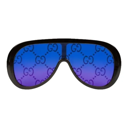 GUCCI Солнцезащитные очки, синий, мужской
