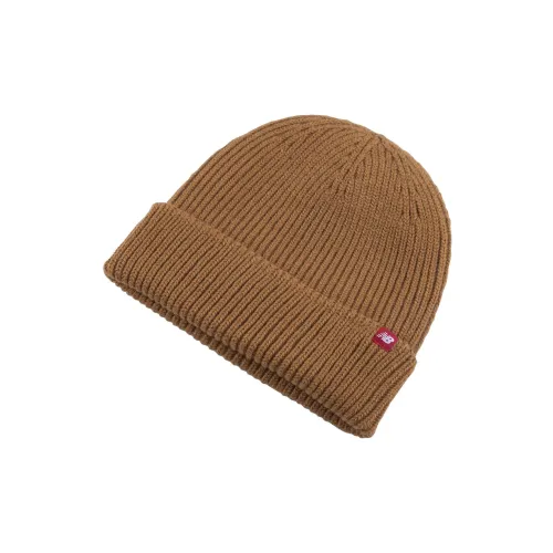 New Balance Акриловые шапки-бини Коричневый Мужской