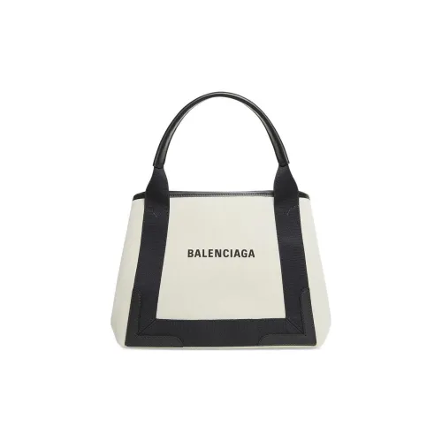 Balenciaga Cotton с Calfskin Сумка Маленькая Женская Light Beige