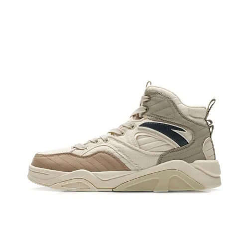 ANTA Life Collection Высокие Кроссовки для скейтбординга Мужские Белые Желтые