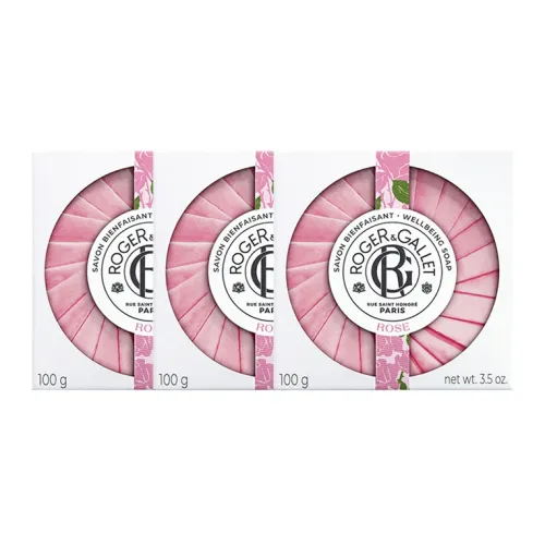 Roger Gallet Розовый IS Полезный. Мыло Noodles Чистка 100г*3 Розовый