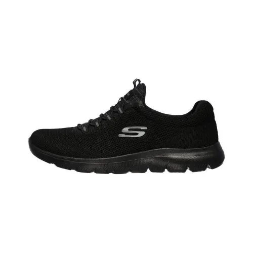 Skechers Summits Cool Classic Low Top Спортивная Повседневная Обувь Женская Черная