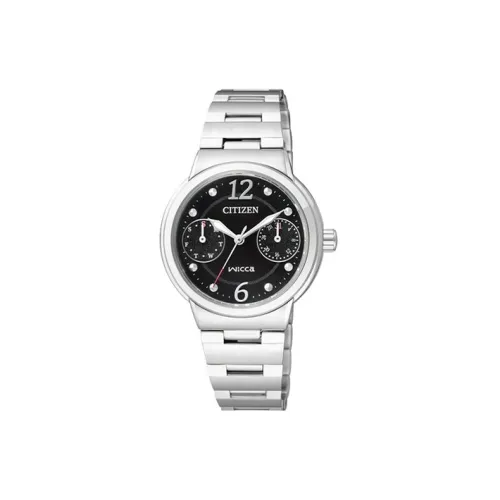 CITIZEN Ecology Drive Collection Светильник Кварцевый механизм Нержавеющая сталь Ремешок Часы Женские Серебристый циферблат