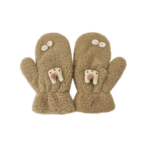 FREE RABBITⅡ Полиэфирный трикотаж Перчатки Женские