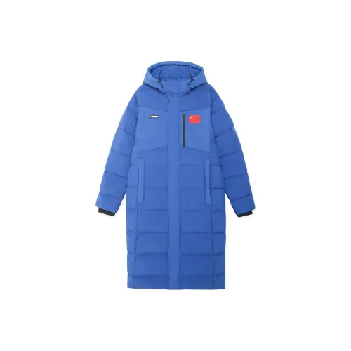 LINING Синий Унисекс Пуховики