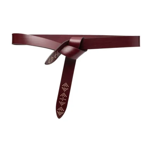 ISABEL MARANT Повседневный Минималистский стиль Мода Тренд Коровья кожа Ремень Женский Фиолетовый 1,76 см