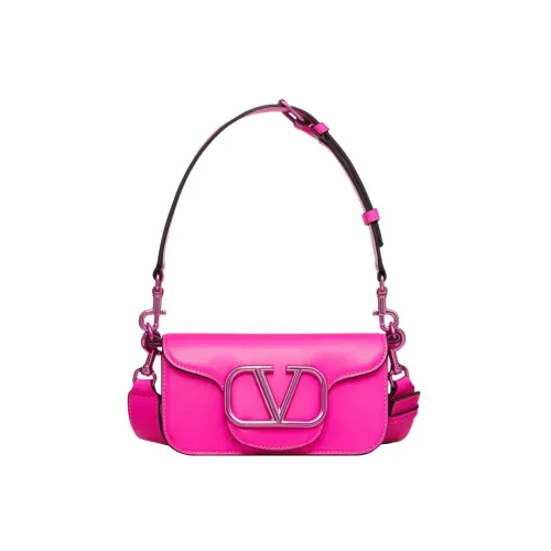 Valentino GARAVANILocò Телячья кожа Портативная Сумка через плечо Сумка на плечо Мужская Розовая