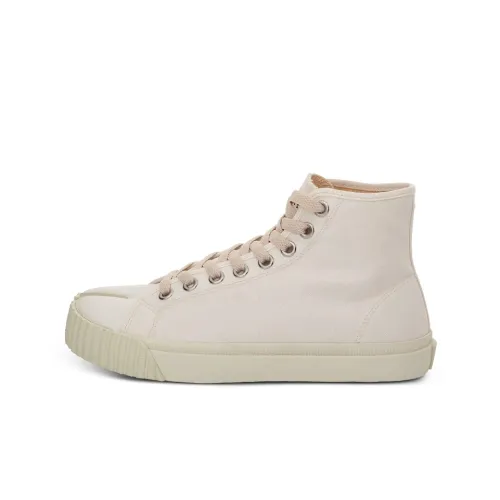Maison Margiela Tabi High Топ Стильные Скейтбординги Женские Белые