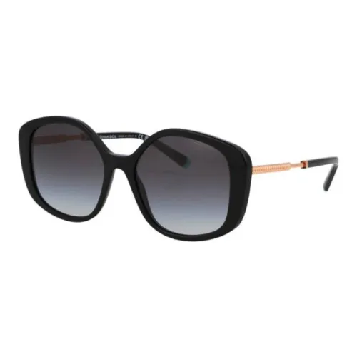 TIFFANY & CO. Солнцезащитные очки, черные, женские