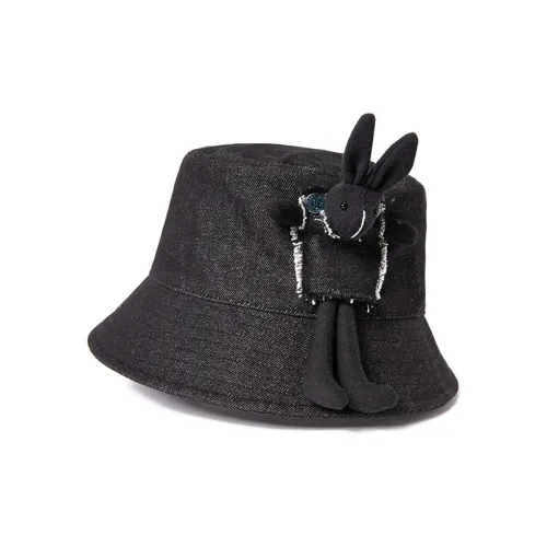 KEYONE Cotton Bucket Hats Черный Унисекс