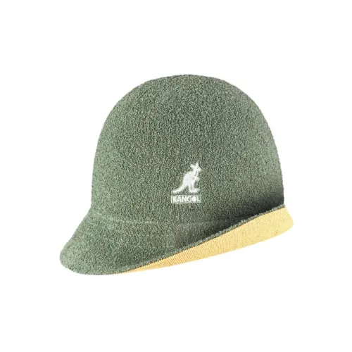 KANGOL Шляпы ведра Зеленый/желтый Унисекс