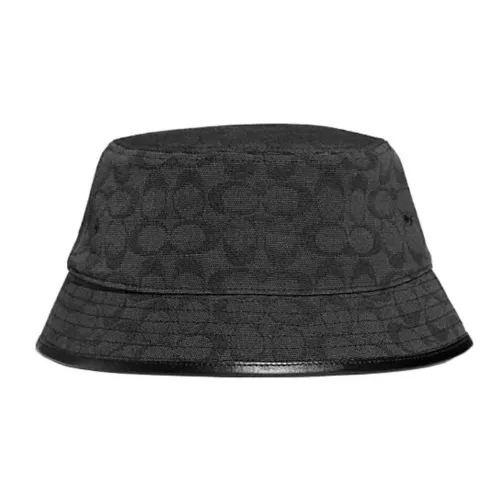 COACH Cotton Bucket Hats Черные Женские