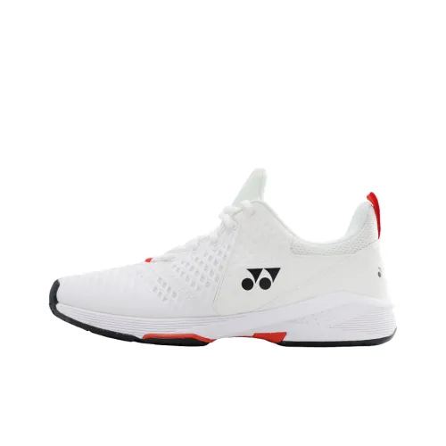 YONEX Теннисные кроссовки Low Top 114 Белый Красный Унисекс