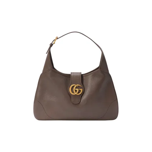 GUCCI Aphrodite Кожа Сумка Сумка через плечо Женская Коричневая