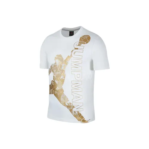 Джордан Белый Мужская Футболка