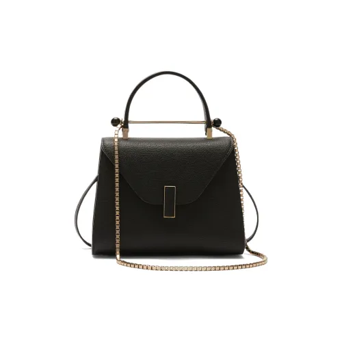 Valextra Iside Millepunte Телячья кожа Сумка через плечо Сумка Мини Женская Черная