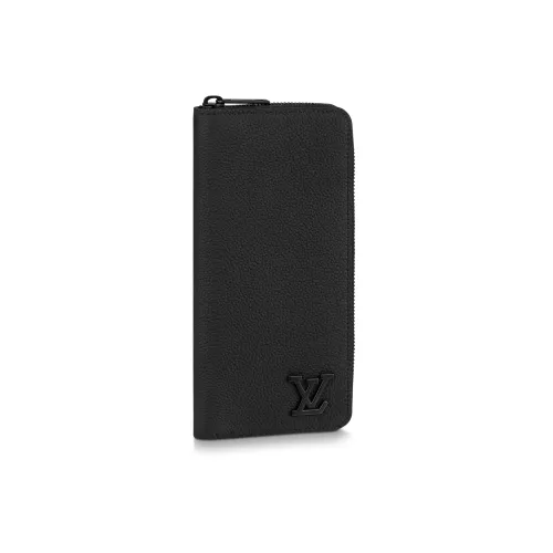 LOUIS VUITTON Zippy Aerogram Кошелек из коровьей кожи стандартный мужской черный