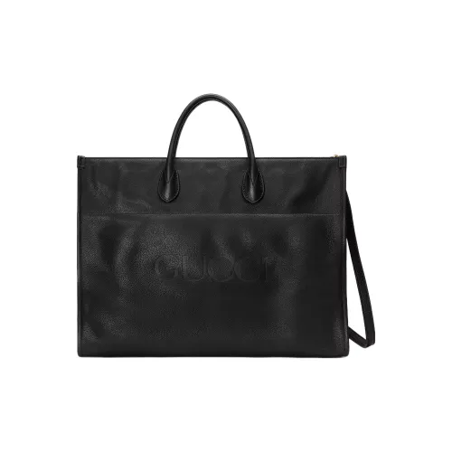 GUCCI Кожа Тоут Сумка Сумка для покупок Сумка Большая Мужская Черная