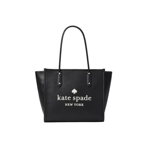 Kate Spade Кожа Тоут Сумка Сумка для покупок Сумка на плечо Сумка Женская Черная