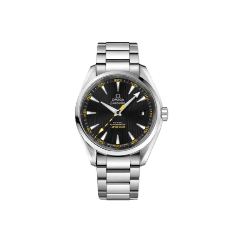 OMEGA Автоматический Механический Часы Мужские AQUA TERRA 150 метров, 41,5 мм, Черный