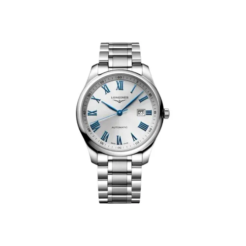 LONGINES Автоматический Механический Механизм Мужские Часы Watchmaking Tradition Collection 42 мм Серебряные