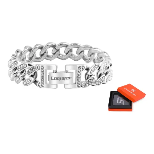 Cooraree Браслеты из титанового стального сплава Унисекс