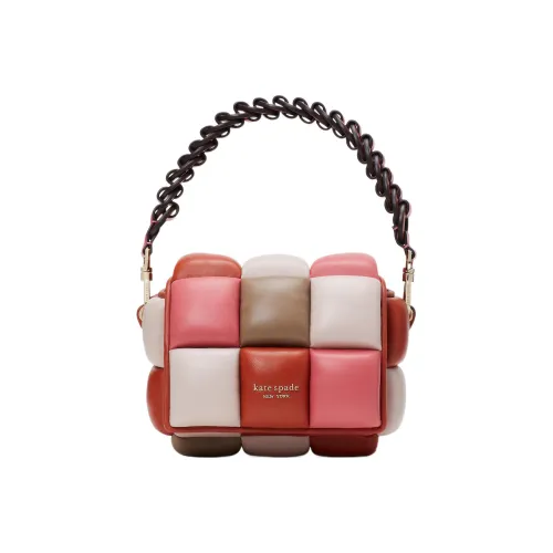 Kate Spade Овчина Сумка Сумка через плечо Сумка через плечо Средний Женская Орхидея Розовый Белый Коричневый