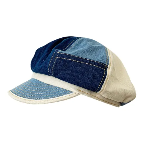 FREE RABBITⅡ Хлопок Береты Деним Многоцветный Унисекс