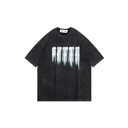 SFTTR Локоть Длина рукавов T-рубашка Унисекс Черный