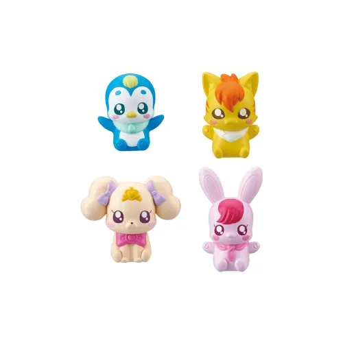 BANDAI Healing Pretty Cure Girlish Dorni Iron And Buddy Collection Набор фигурок в стиле Chibi