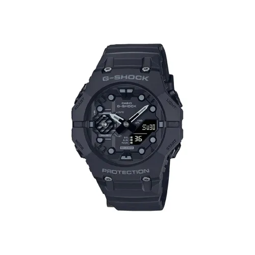 CASIO G SHOCK Collection Кварцевый механизм Смольный ремешок Часы 46*42,5*13,8 мм Мужские часы Черный циферблат