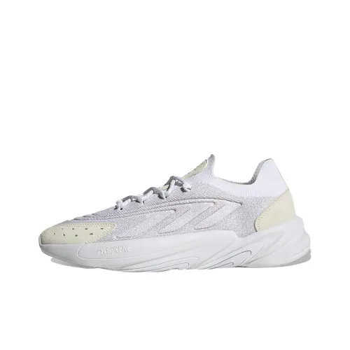 Adidas Originals Ozelia Shock Absorbers Slip Resistant Abrasion Resistant Low Top Casual Unisex White Adidas Originals Ozelia Shock Absorbers Slip Resistant Abrasion Resistant Низкий Топ Повседневный Унисекс Белый