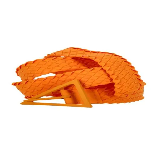 Bottega Veneta Резина Кожаные Ремни Мужской Оранжевый