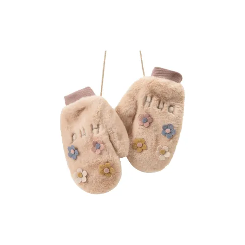 BAIJUAN Полиэфирный трикотаж Перчатки Женские