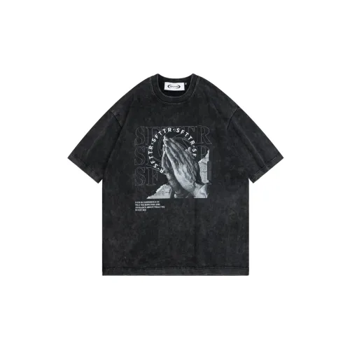 SFTTR SS22 Локоть Длина Sleeved T Рубашка Унисекс Черный