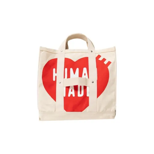 Human Made Canvas Bag Tote Bag Shopping Bag Shoulder Bag Medium Unisex Beige