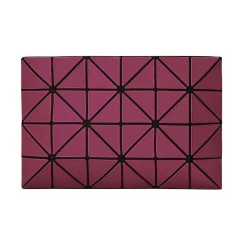 ISSEY MIYAKE Lucent Кошелек из искусственной кожи держатель для карт Key Pouch клатч унисекс бордовый красный