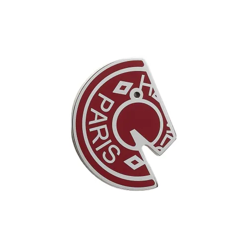 HERMES Carrousel Brooch Унисекс Красный