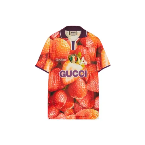 GUCCI x PALACE FW22 T-Shirt Мужской Красный