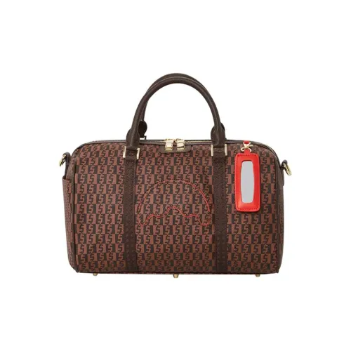 SPRAYGROUND ПВХ Путешественная сумка Повседневная сумка Сумка через плечо Средняя Унисекс Коричневый