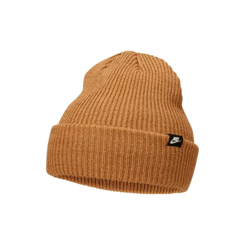NIKE Шапки-бини Коричневый Унисекс