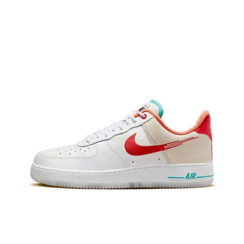 Nike Air Force 1 Low Топ Скейтборд Кроссовки Мужские Белые