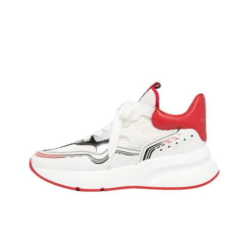 Alexander McQueen Низкий Топ Спортивная Повседневная Обувь Мужская Белая